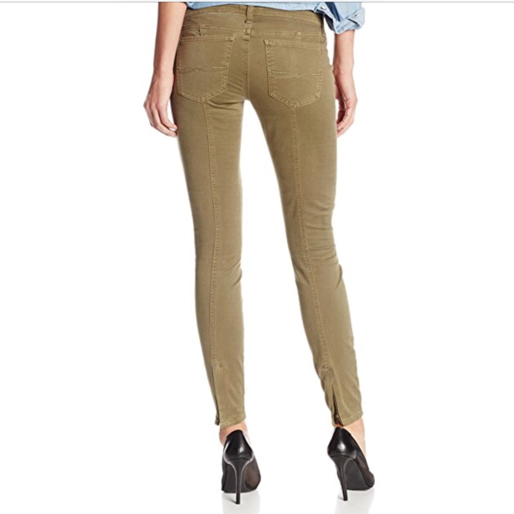 Lucky Brand Charlie Skinny Utility olive pants - Picture 2 of 3